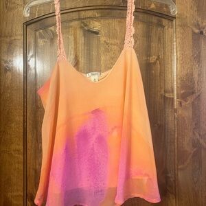 Decree Womens Tie dye Cami size M
